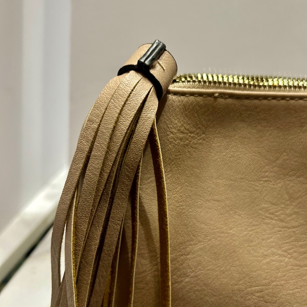 Cuff Handle Tassel Wristlet Clutch - Picture 5 of 6